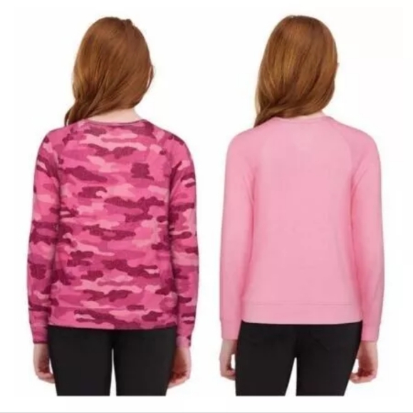 Lucky Brand Girls' Youth Long Sleeve Tees, 2-pack - Picture 3 of 3